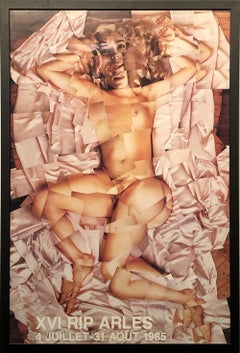 Vintage 1984 After David Hockney 'Teresa Russell: XVI RIP Arles' Pop Art 