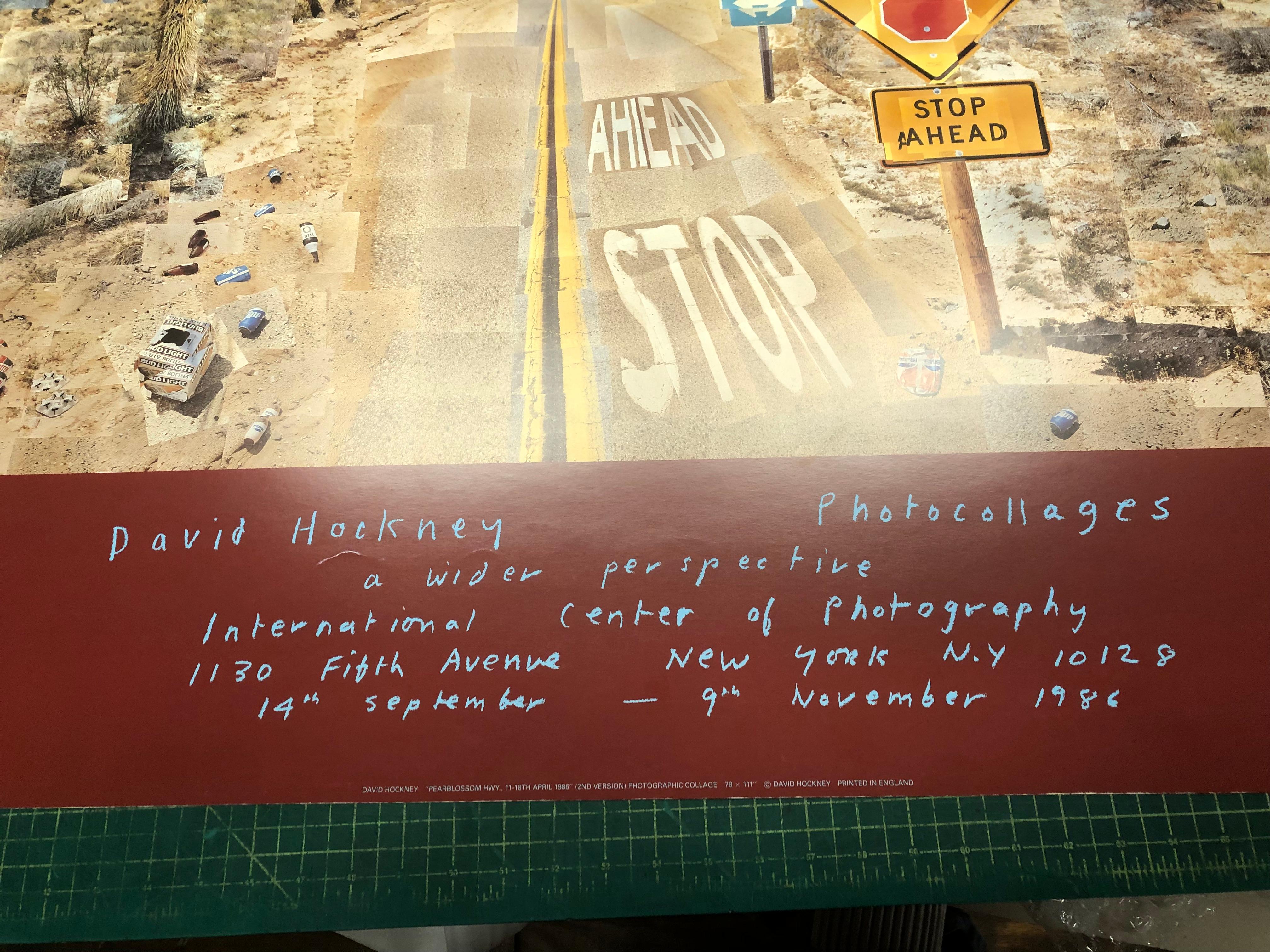 1986 d'après David Hockney « Pearblossom Highway »  en vente 14