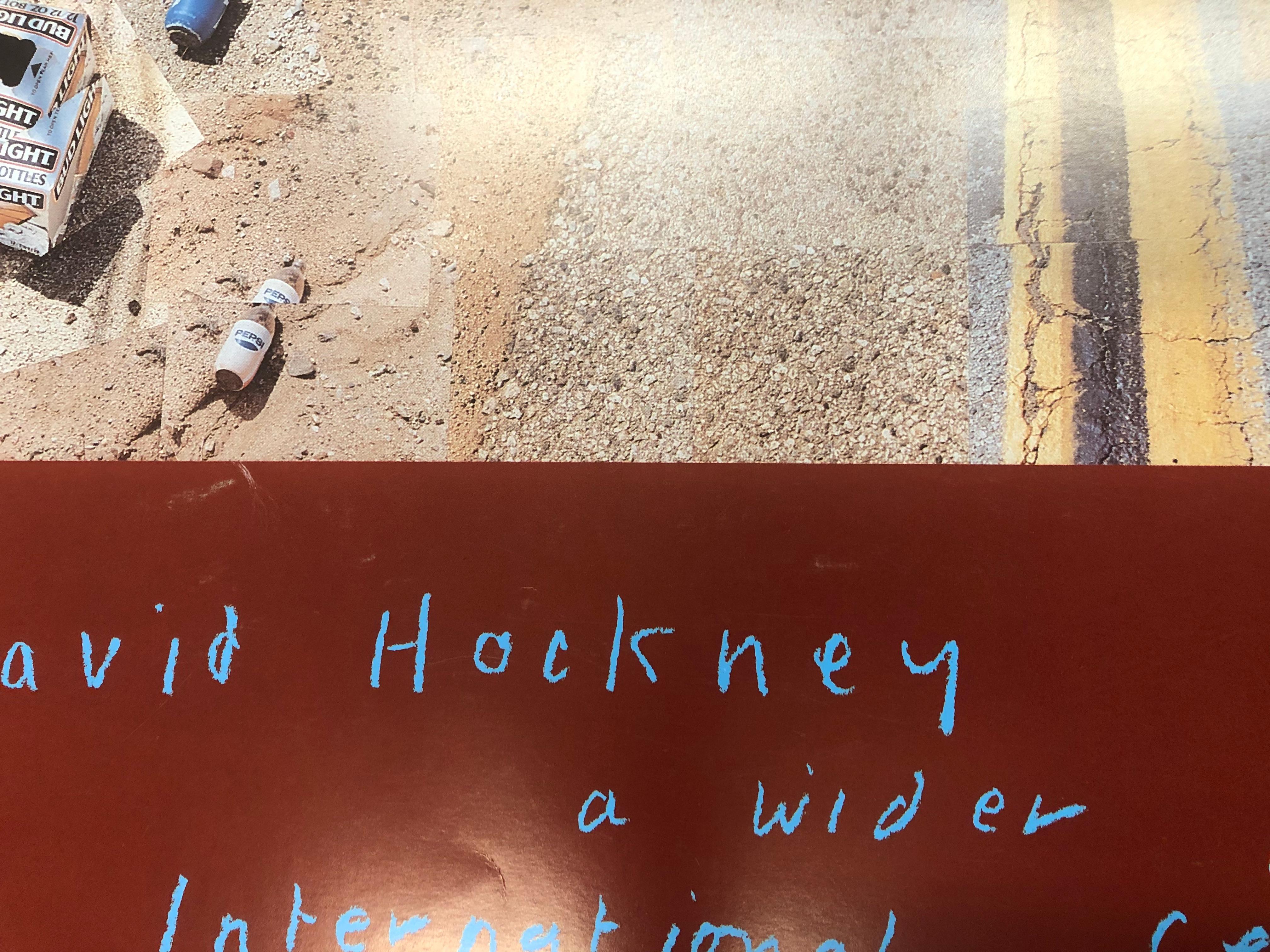 1986 David Hockney „Pearblossom Highway“ Pop Art Vintage 14