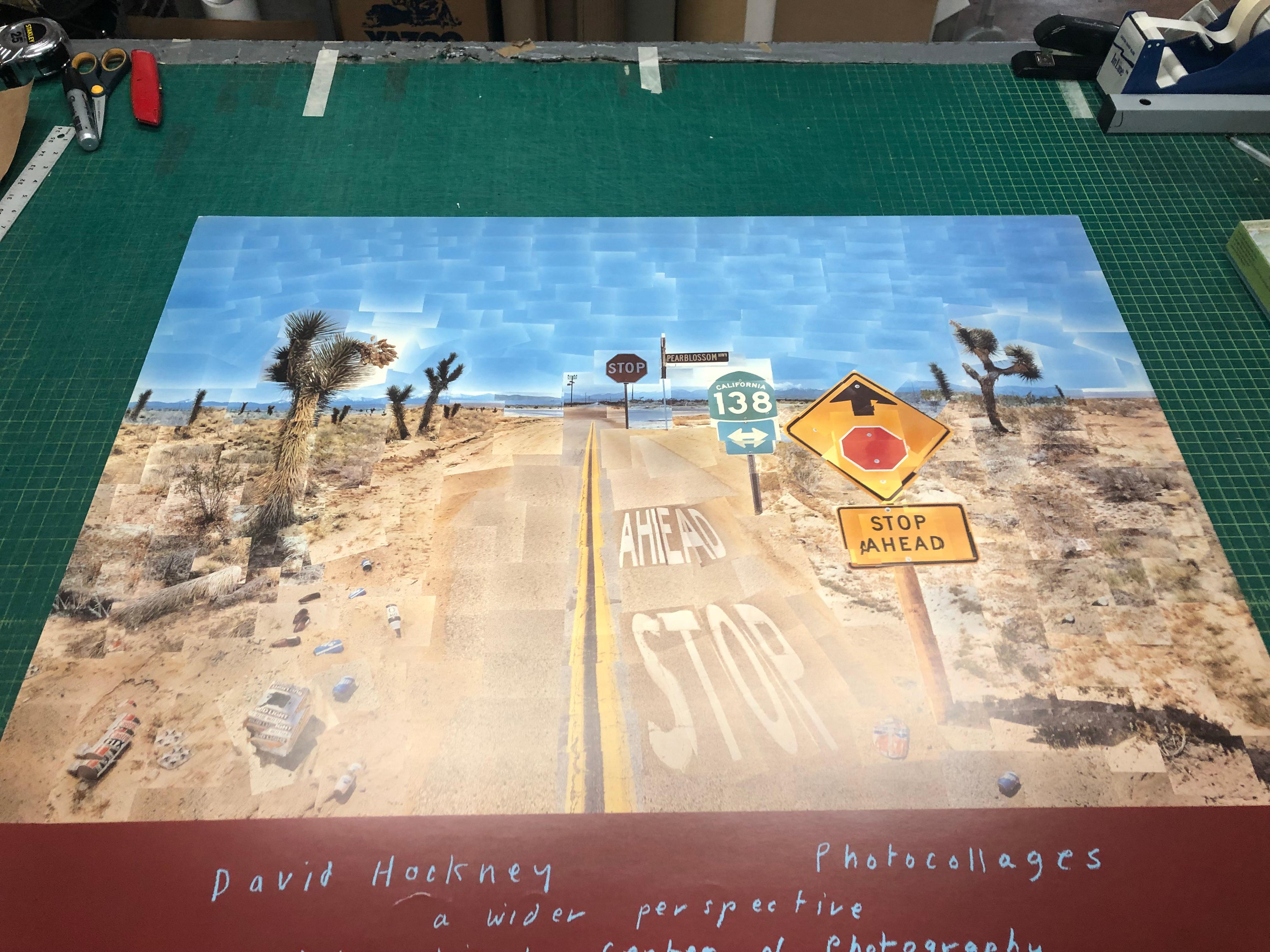 1986 After David Hockney 'Pearblossom Highway'  For Sale 1