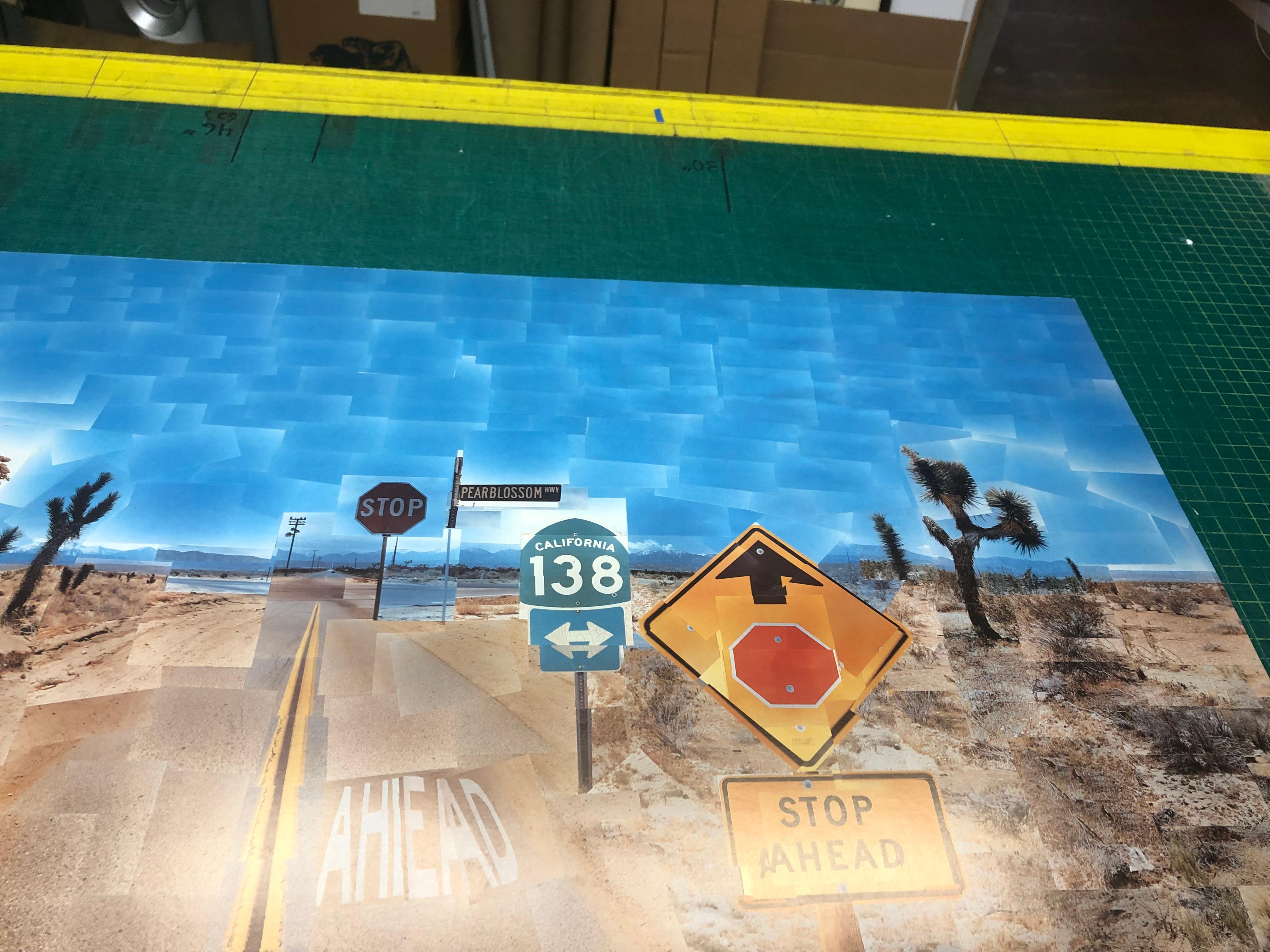 1986 David Hockney „Pearblossom Highway“ Pop Art Vintage 6