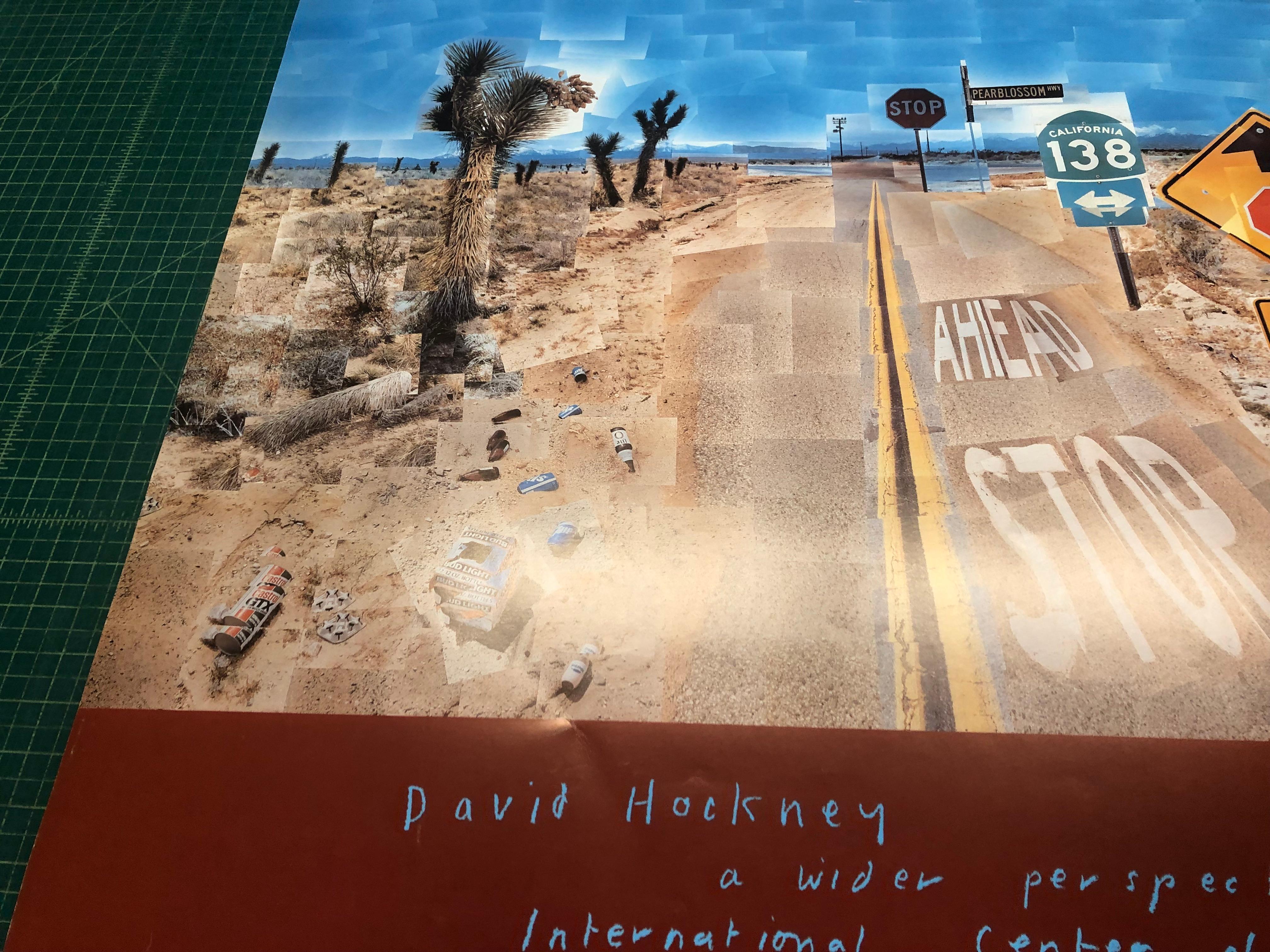 1986 David Hockney „Pearblossom Highway“ Pop Art Vintage 8