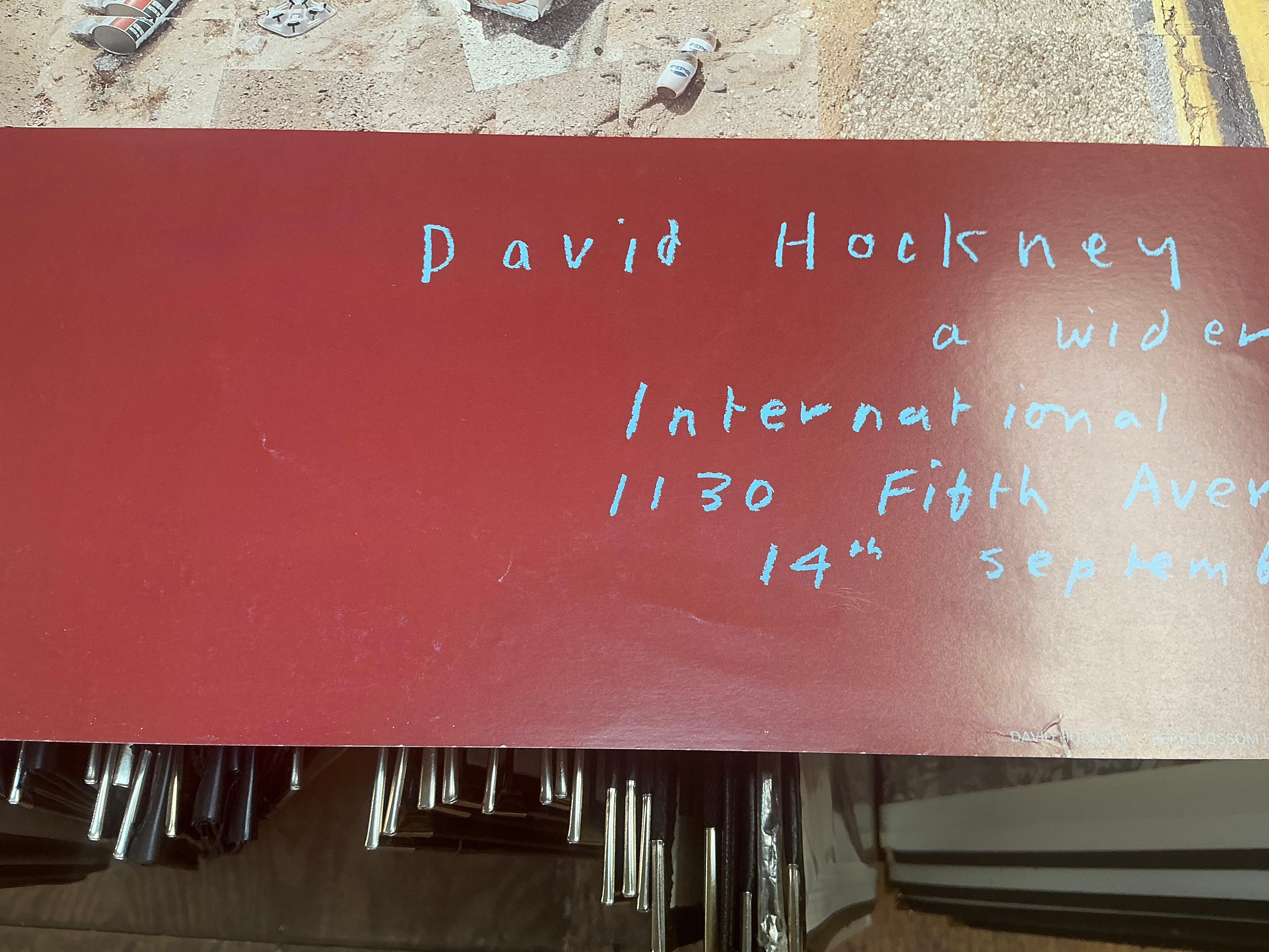 1986 David Hockney 'Pearblossom Highway' Pop Art Vintage For Sale 11