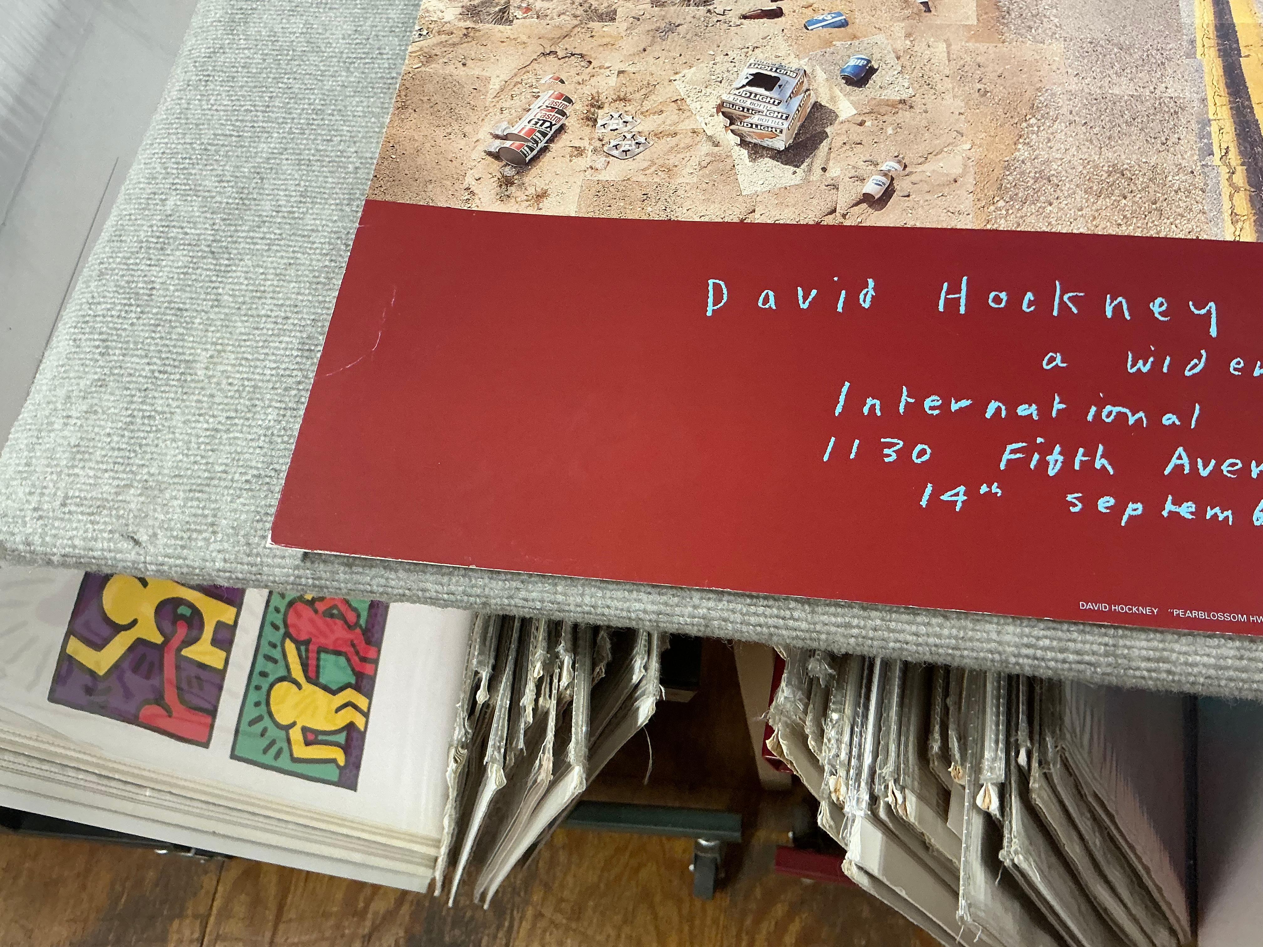 1986 David Hockney 'Pearblossom Highway' Pop Art Vintage For Sale 14