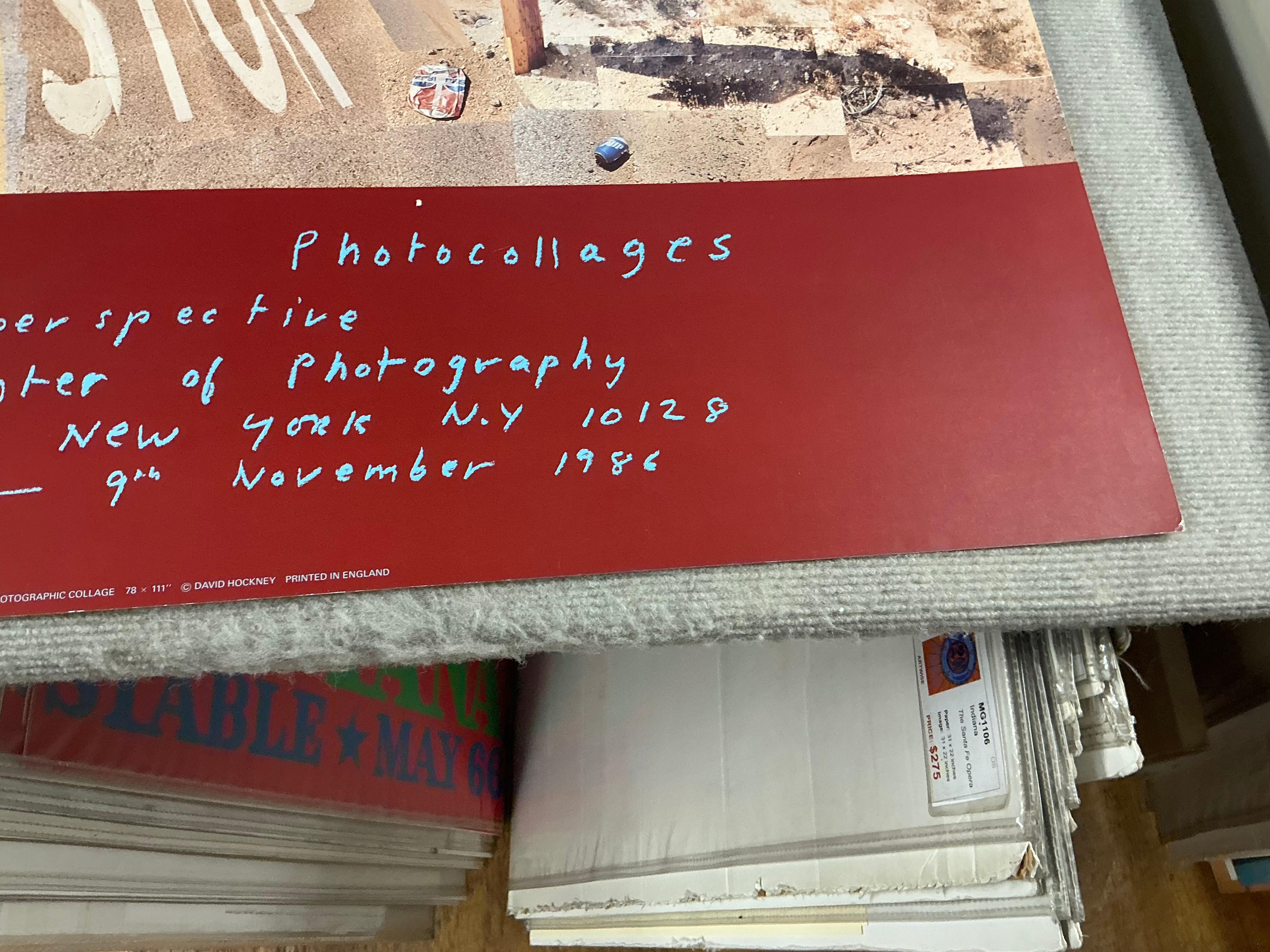 1986 David Hockney 'Pearblossom Highway' Pop Art Vintage For Sale 15