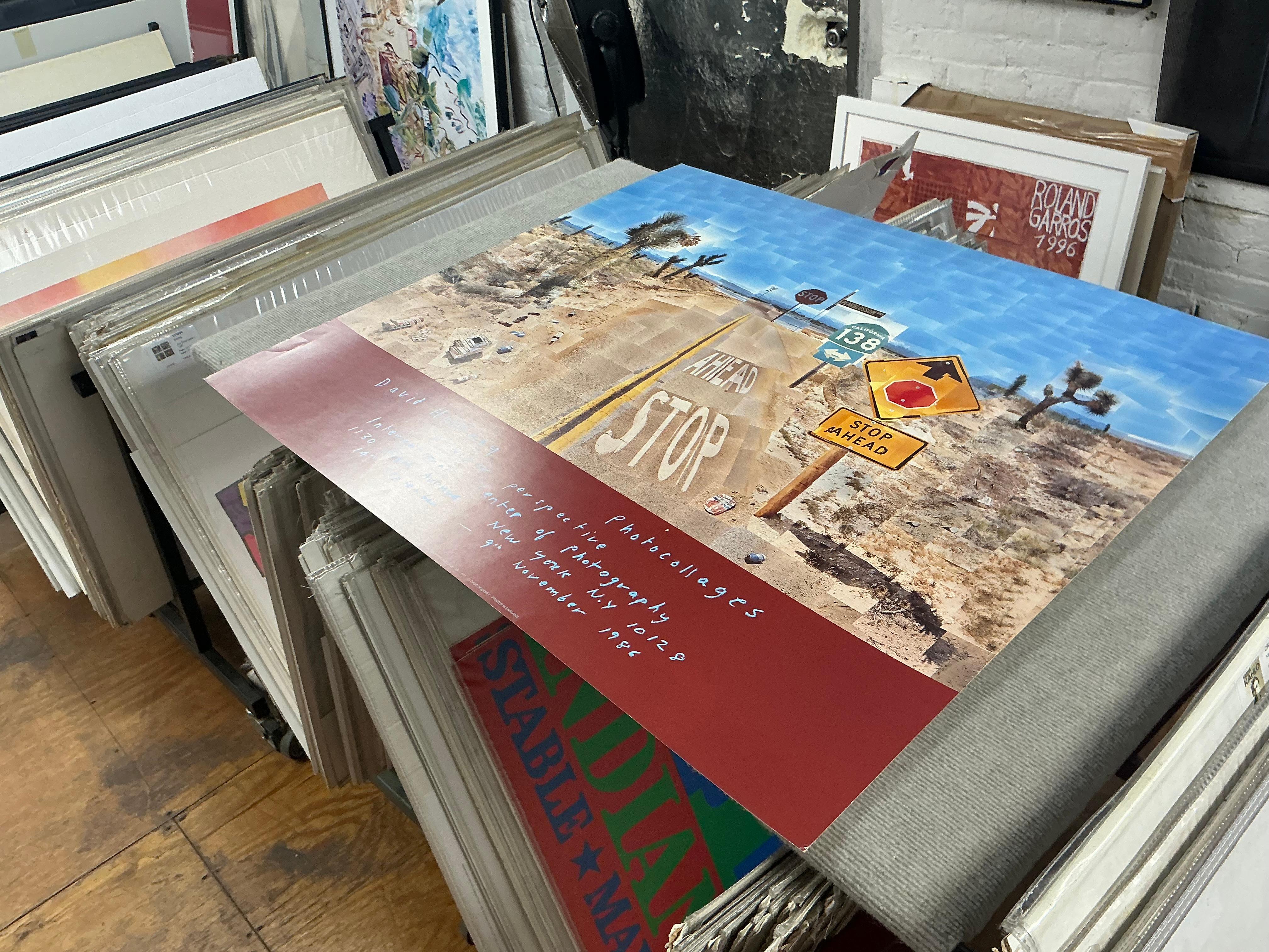 1986 David Hockney 'Pearblossom Highway' Pop Art Vintage For Sale 2