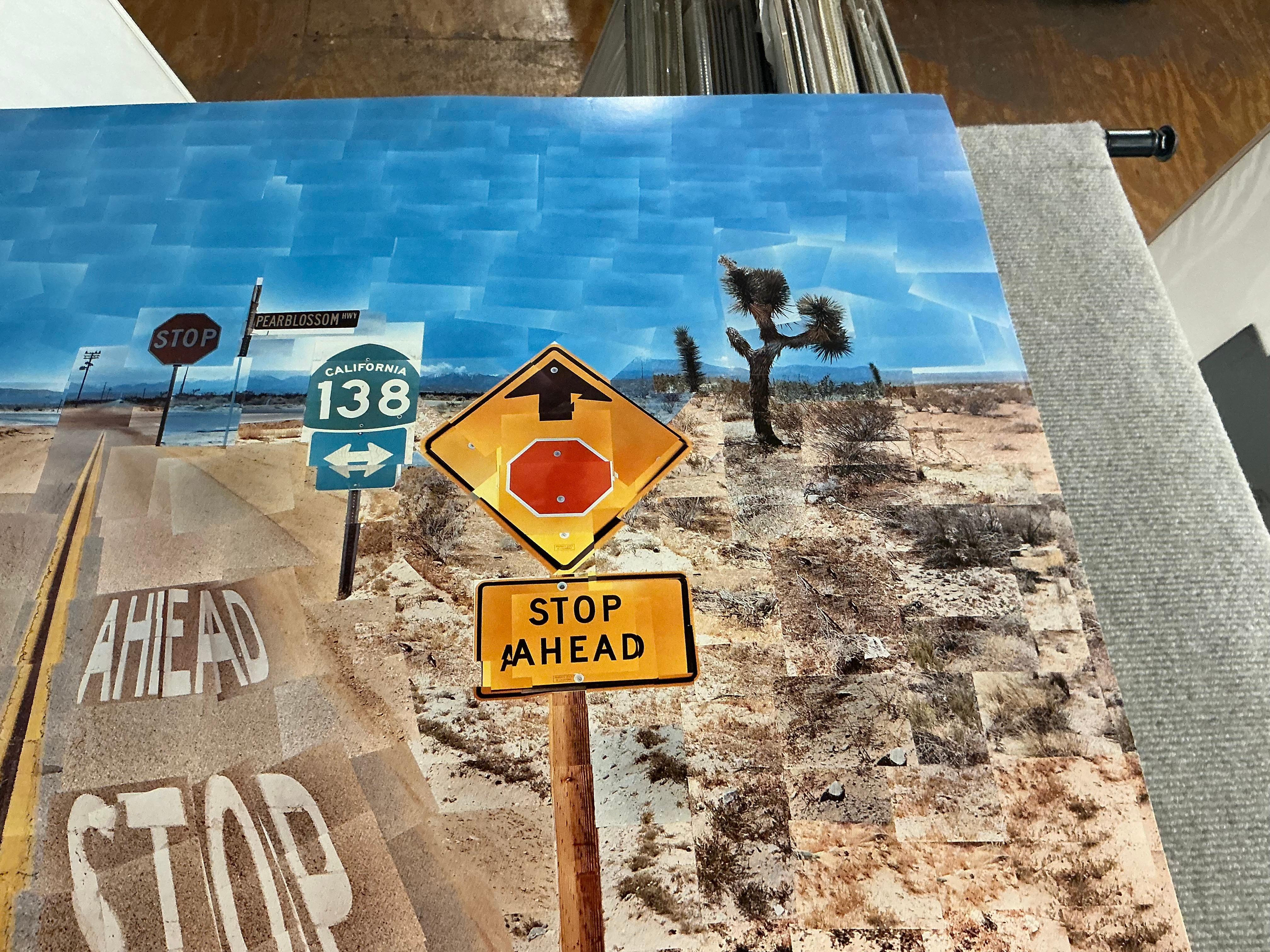 1986 David Hockney 'Pearblossom Highway' Pop Art Vintage For Sale 8