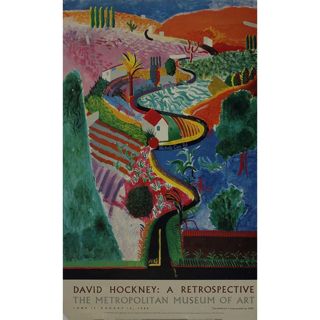 What is David Hockney's art style?