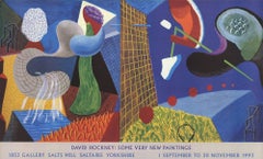 1993 After David Hockney 'The Other Side' Pop Art Blue, Multicolor United Kingdom
