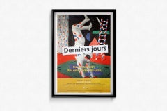 Affiche originale de David Hockney Arlequin - Dialogue avec Picasso, 1999