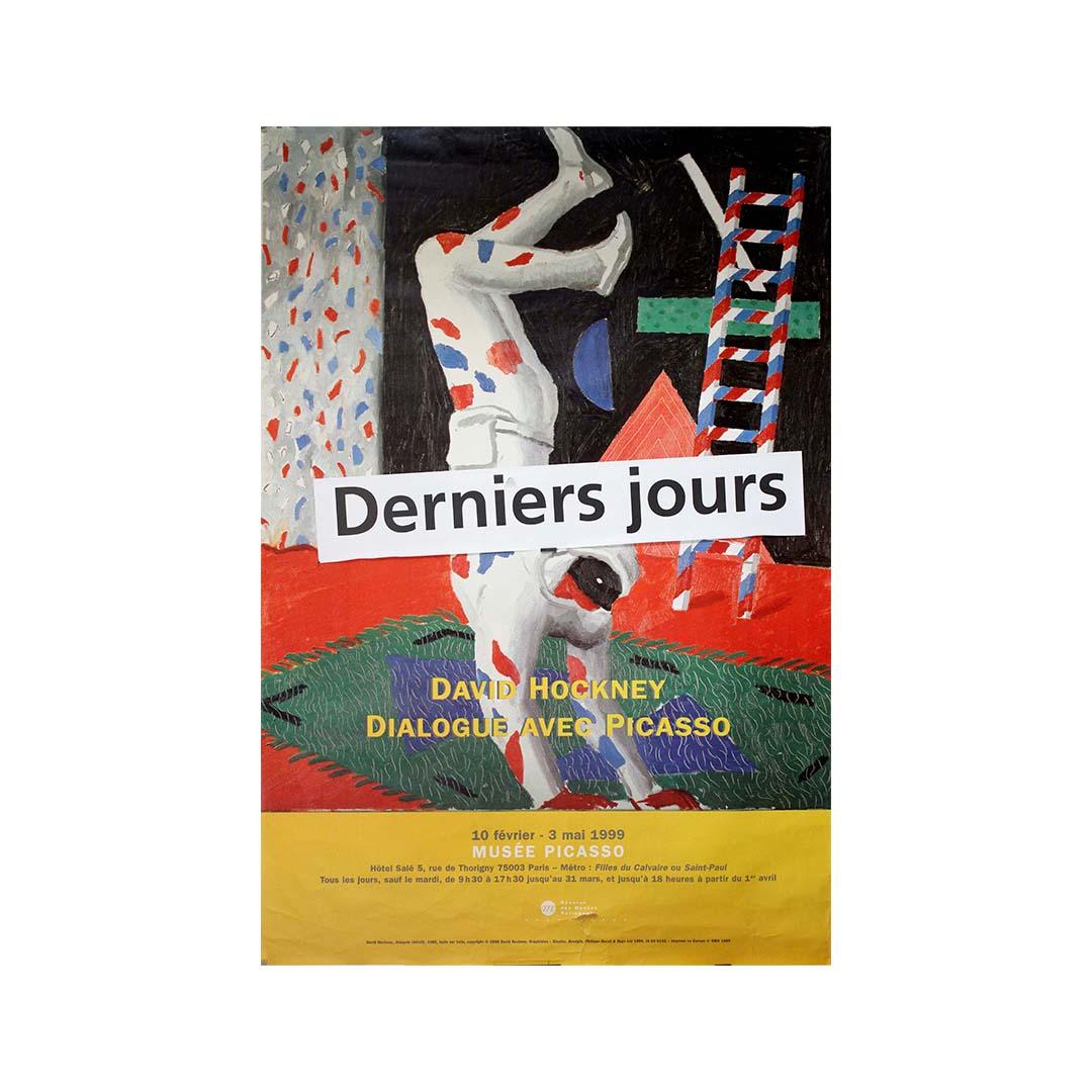 1999 original poster by David Hockney Arlequin - Dialogue avec Picasso For Sale 3