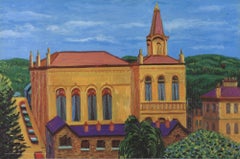 2001 David Hockney 'Victoria Hall, Saltaire' Pop Art Vereinigtes Königreich Offset