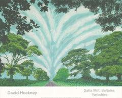 2008 After David Hockney 'Summer Sky' Pop Art United Kingdom Offset Lithograph