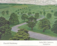 2008 After David Hockney 'Green Valley' Pop Art United Kingdom Offset Lithograph