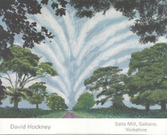 2008 After David Hockney 'Summer Sky' Pop Art United Kingdom Offset Lithograph