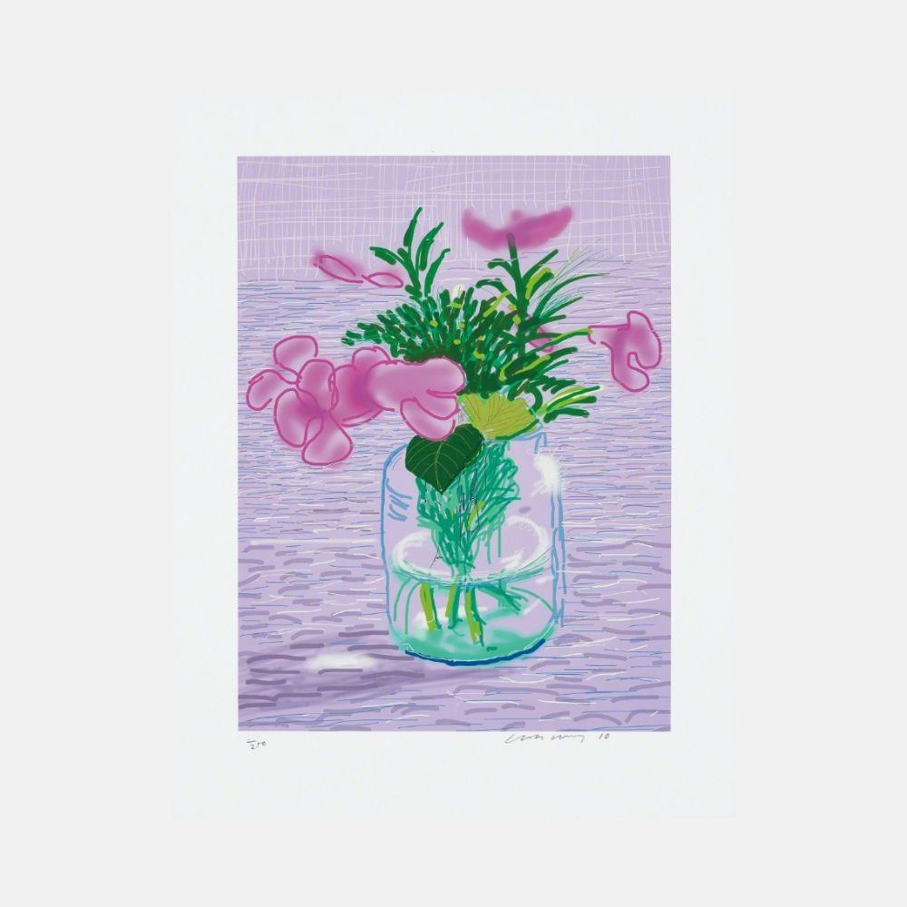 David Hockney Still-Life Print - A Bigger Book, Art Edition A, ‘Untitled, 329’