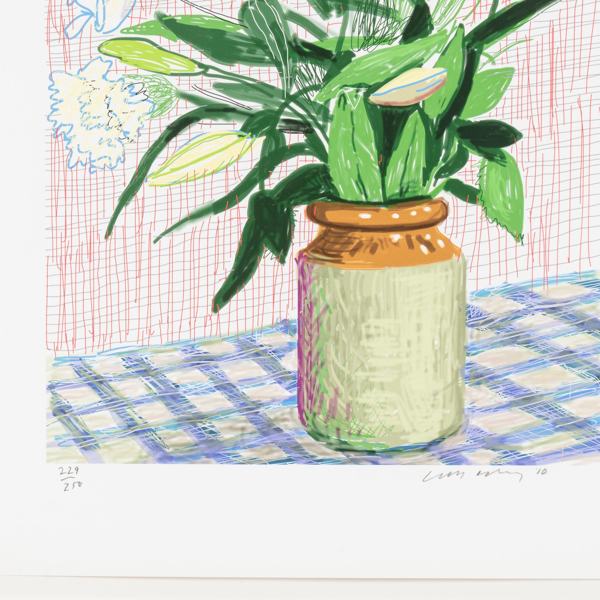 A Bigger Book, Art Edition D, (No. 751-1000) 'Sans titre, 516' - Print de David Hockney