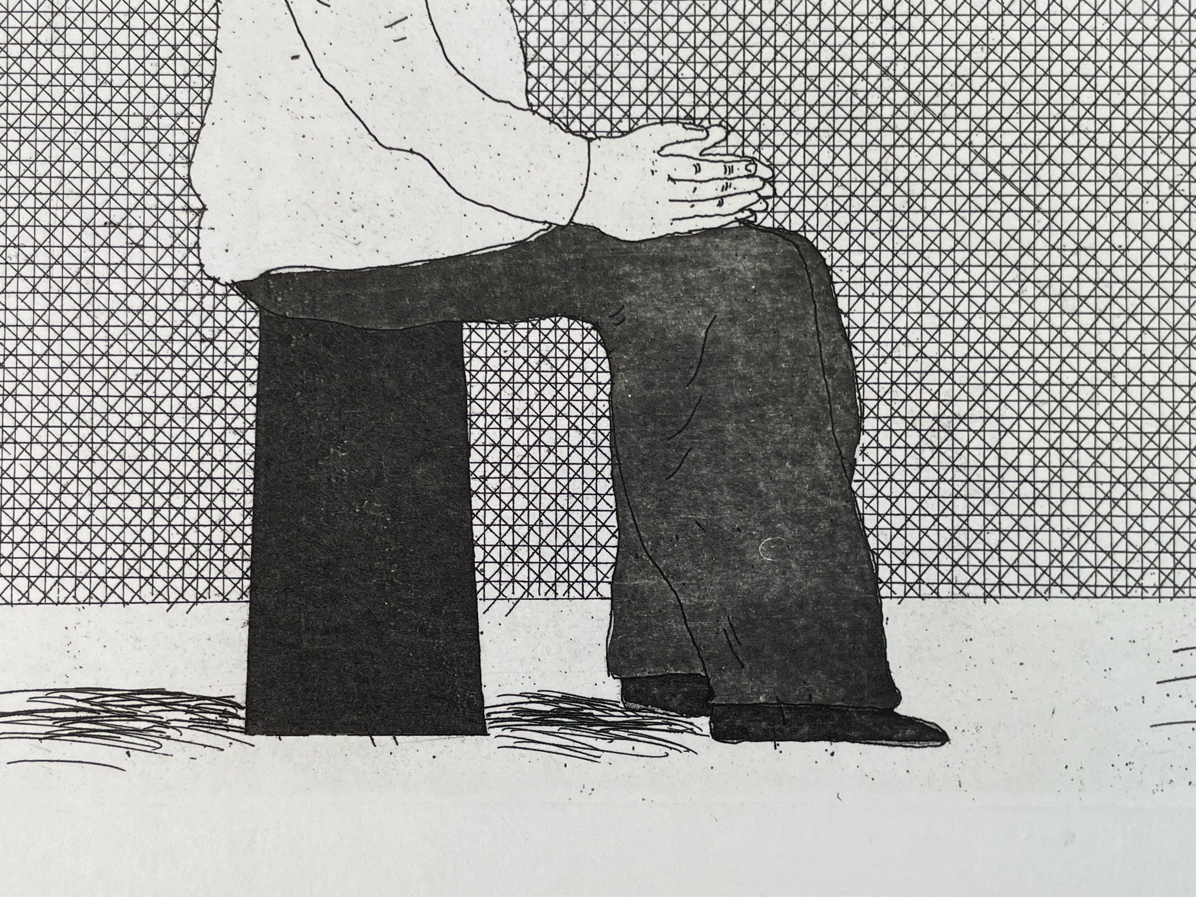 A Black Cat Leaping (from Six Fairy Tales from the Brothers Grimm) David Hockney 3