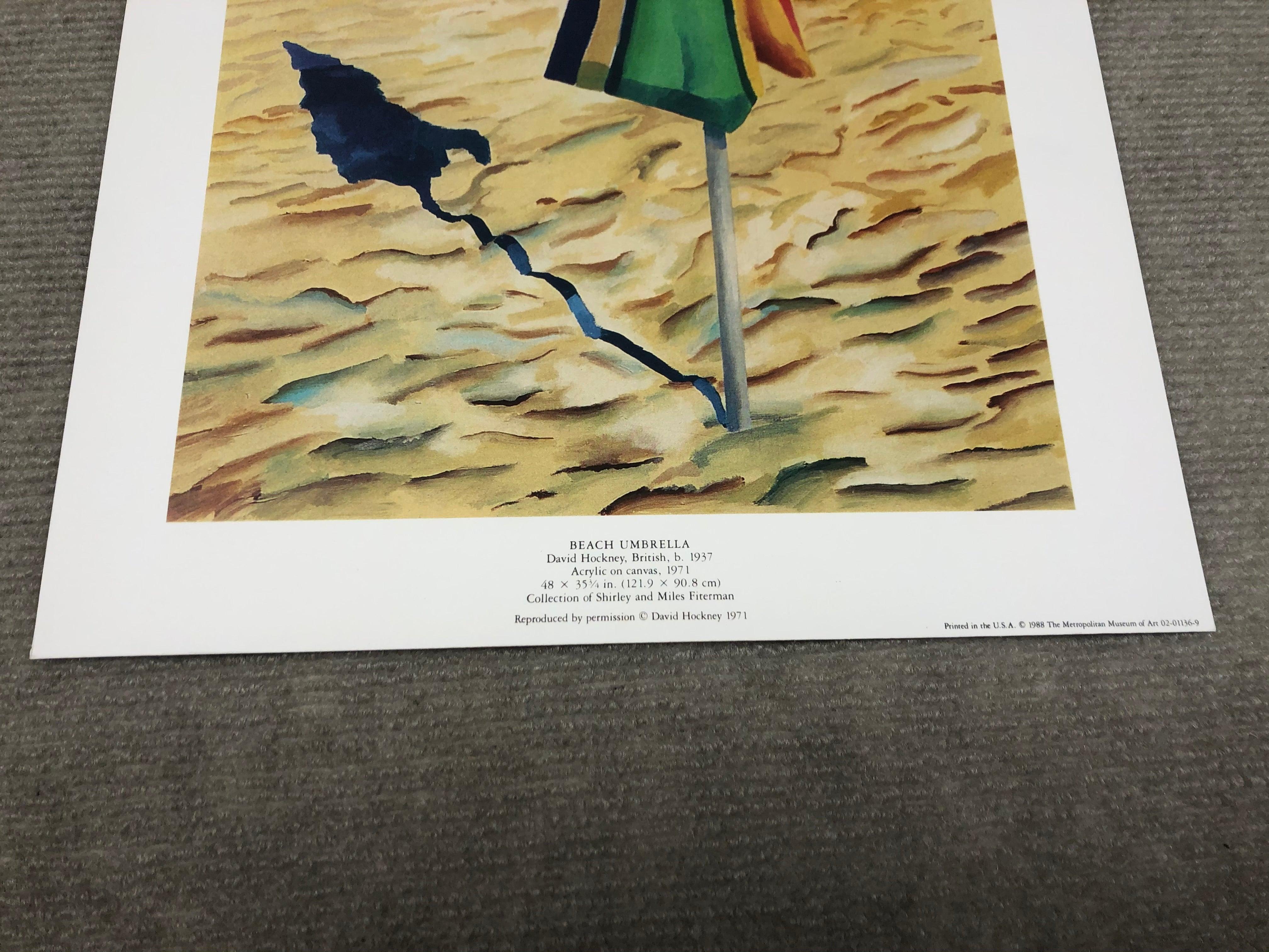 Nach David Hockney „Beach Umbrella“ im Angebot 2