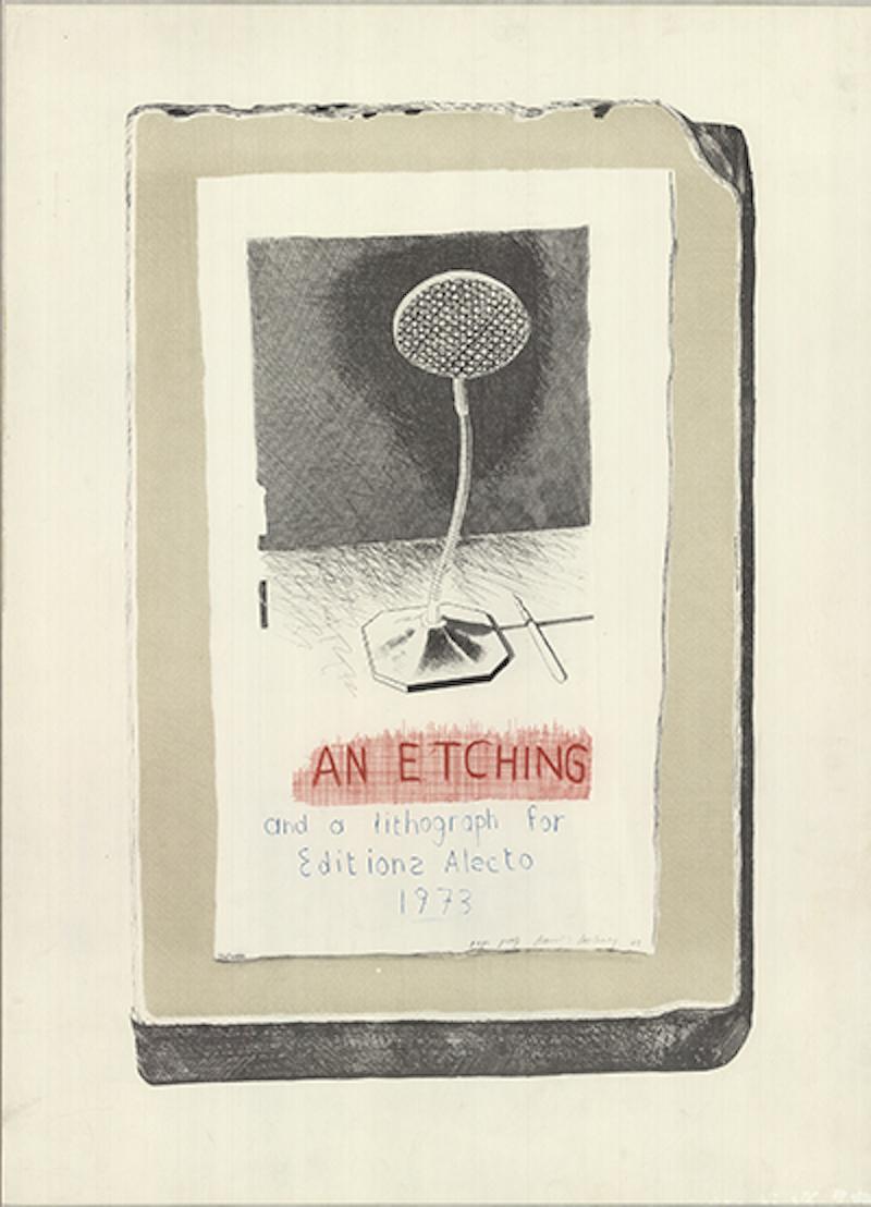 David Hockney Still-Life Print - An Etching & a Lithograph