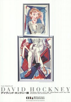 An Image of Gregory Offset Print Exhibition Poster, Hockney, 1996