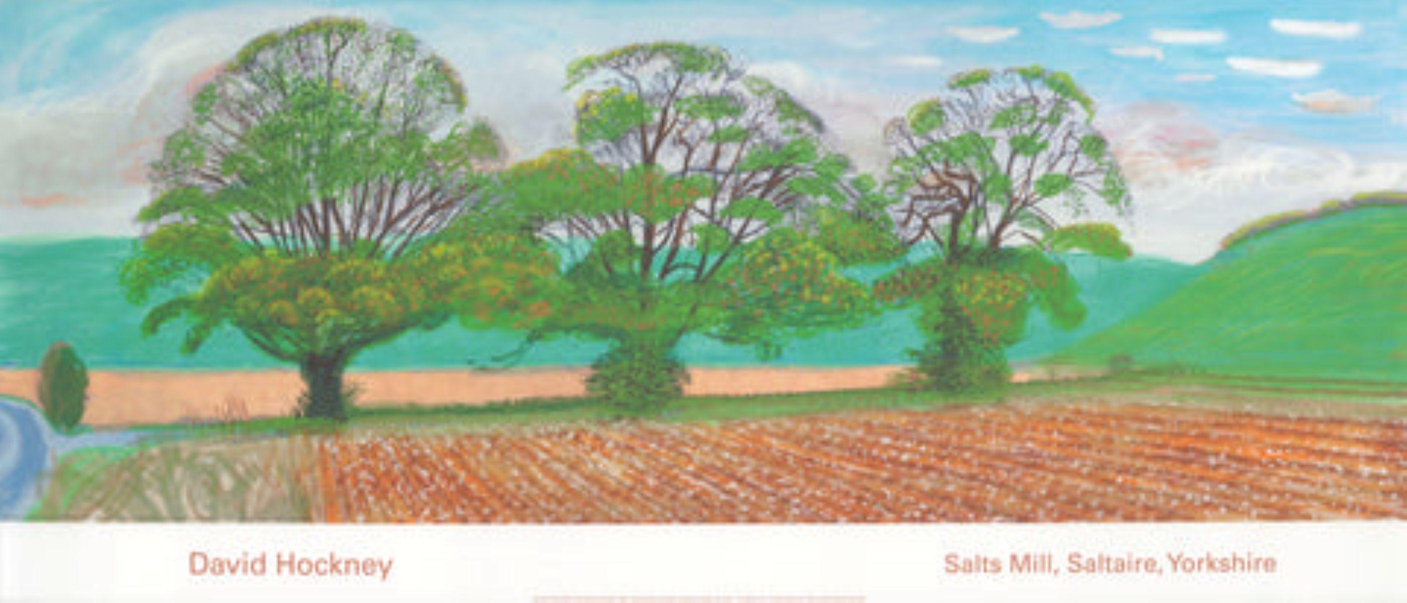 Alberi d'autunno vicino a Thixendale di David Hockney in vendita 1