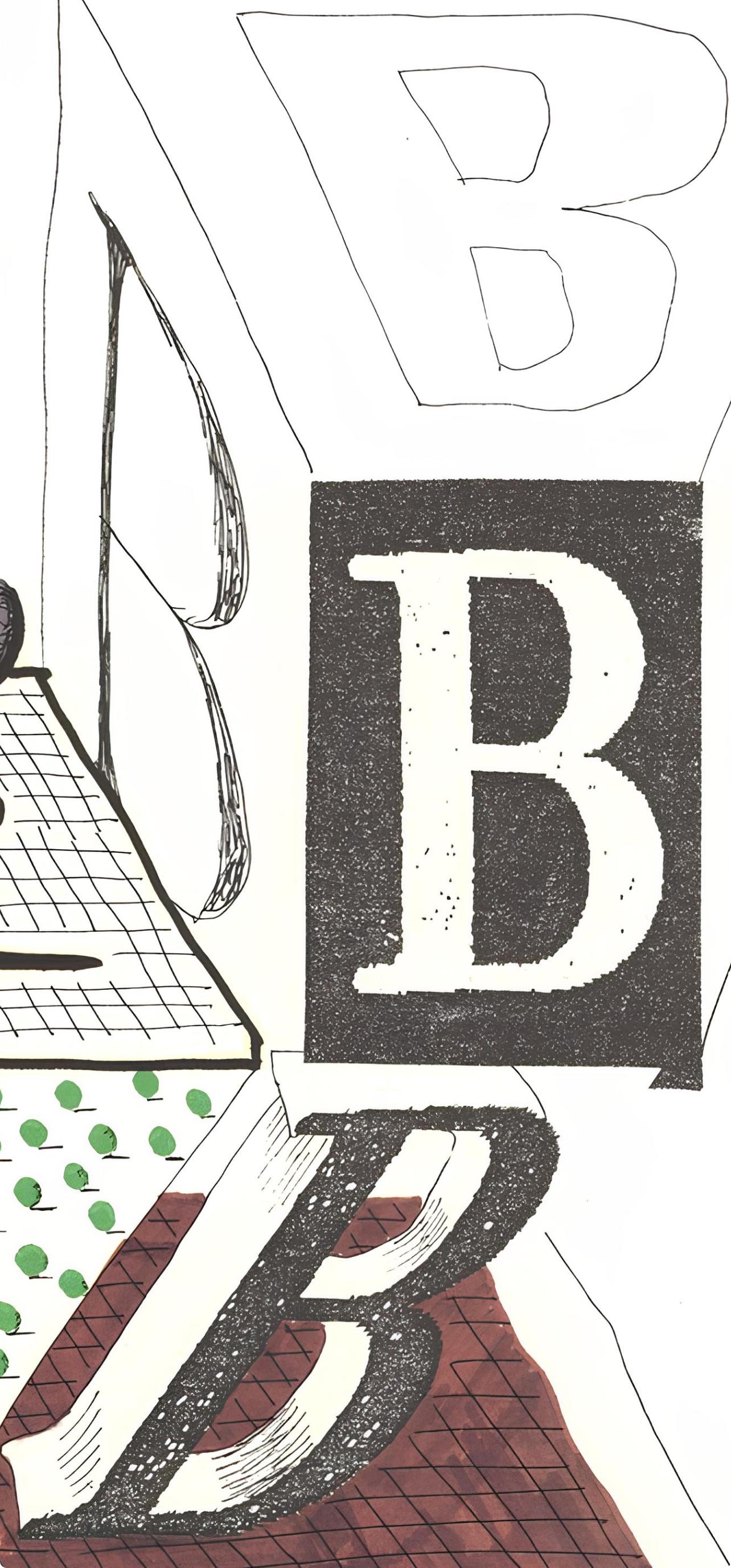 B, Hockneys Alphabet, David Hockney im Angebot 2
