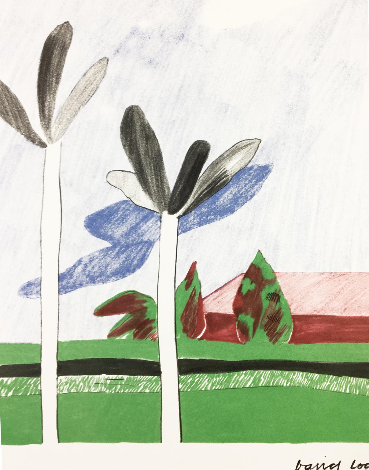 david hockney trees