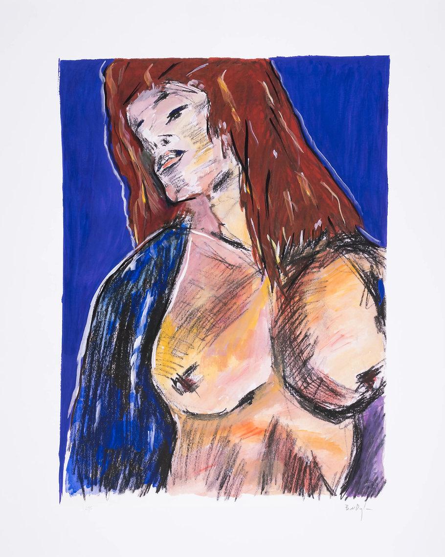 Nude Print di David Hockney - Cassandra