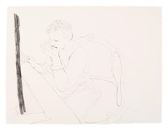 Celia - Ajustement des cils - Celia Portraiture British Art 1979