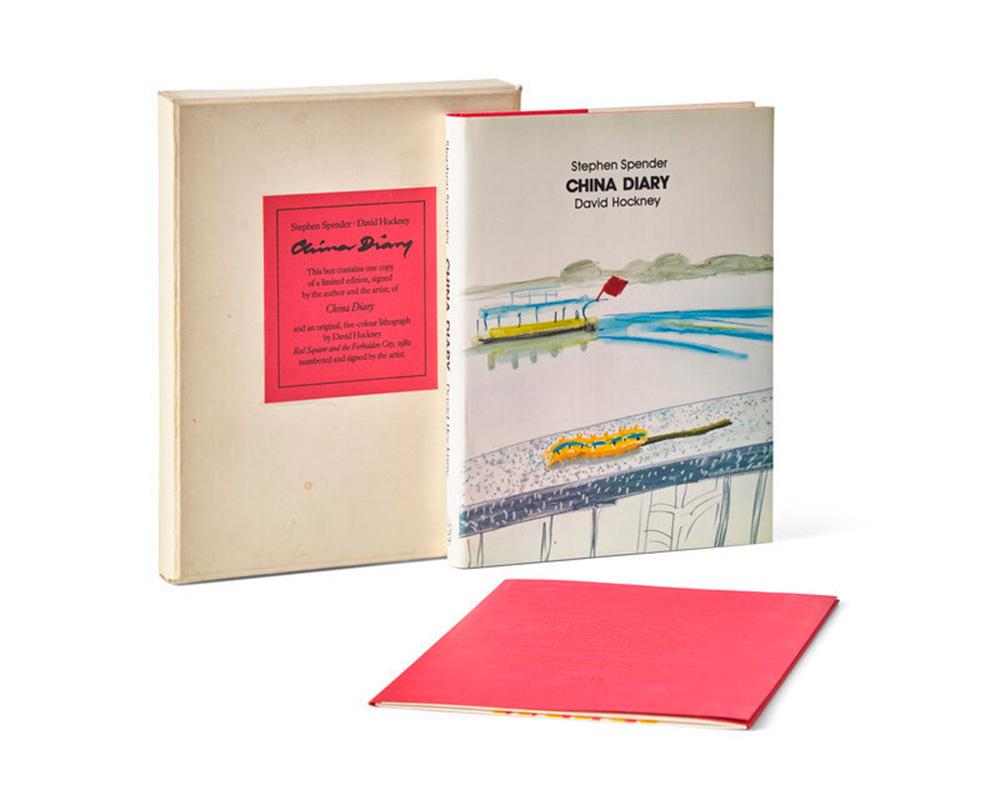 China Diary: Red Square and the Forbidden City - Mixed Media Art by David Hockney