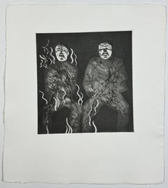 Corpses on fire by David Hockney (Six Fairy Tales from the Brothers Grimm)