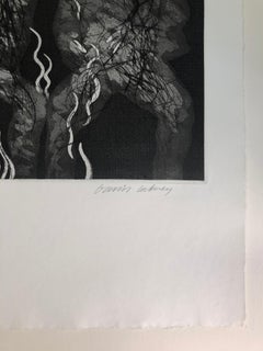 Corpses On Fire - Original Etching by David Hockney - 1969