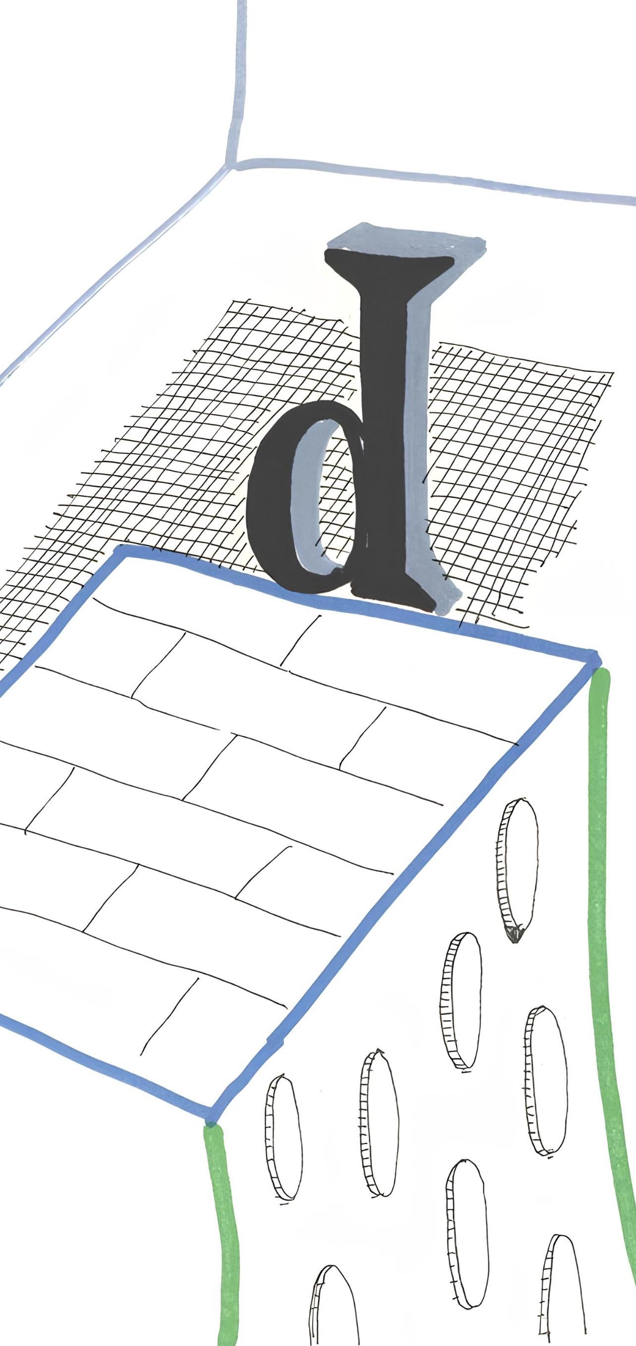 D, Hockneys Alphabet, David Hockney im Angebot 1