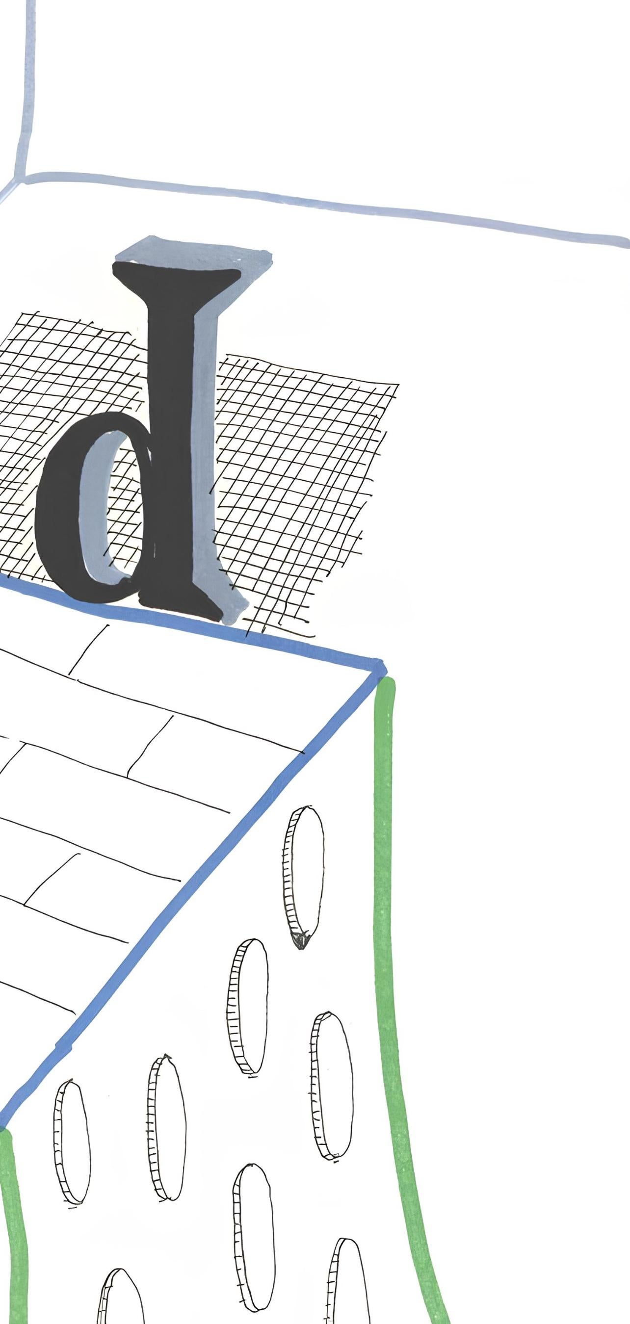 D, Hockneys Alphabet, David Hockney im Angebot 3