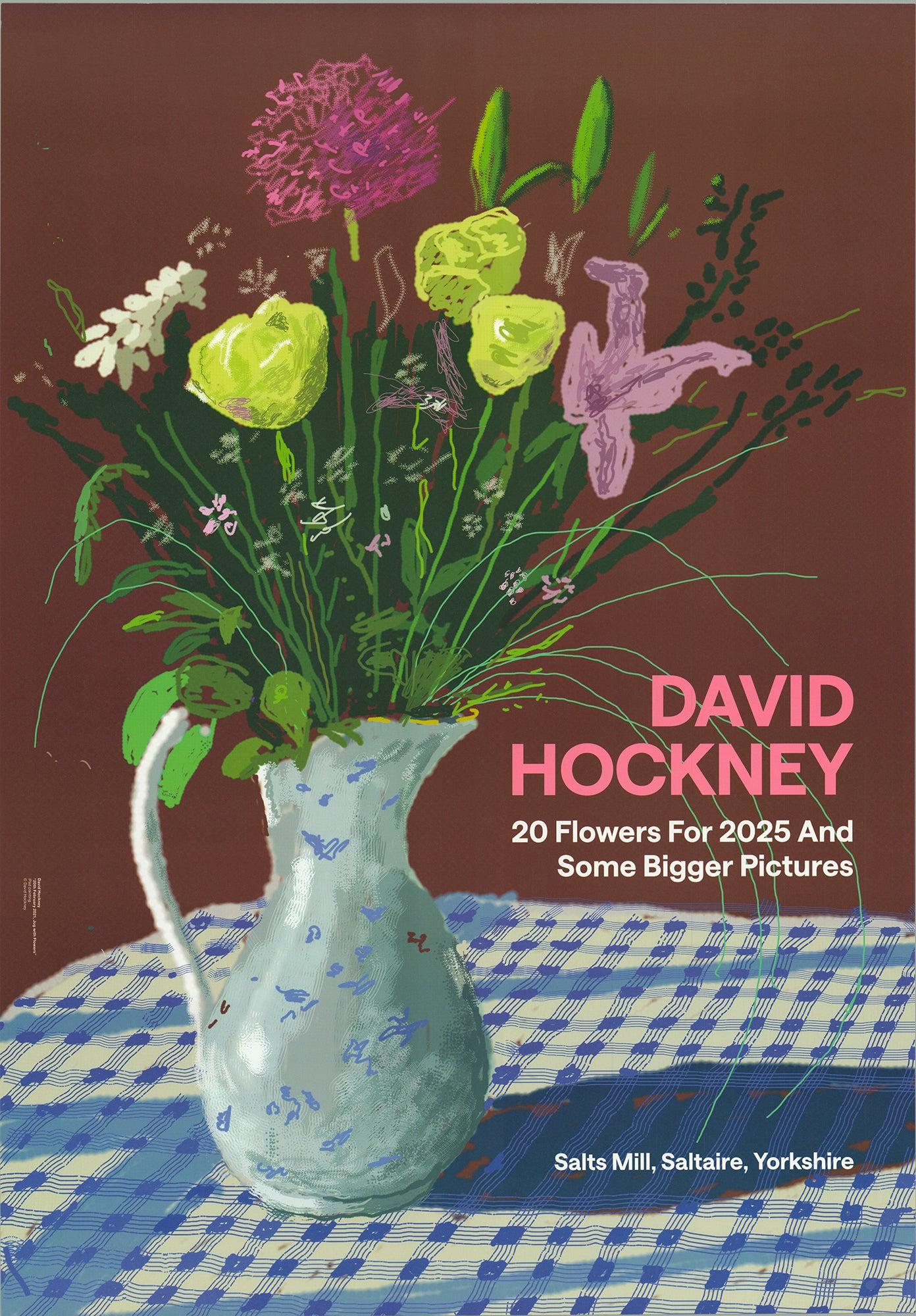 David Hockney 
20 Blumen für 2025 und einige größere Bilder
 2025