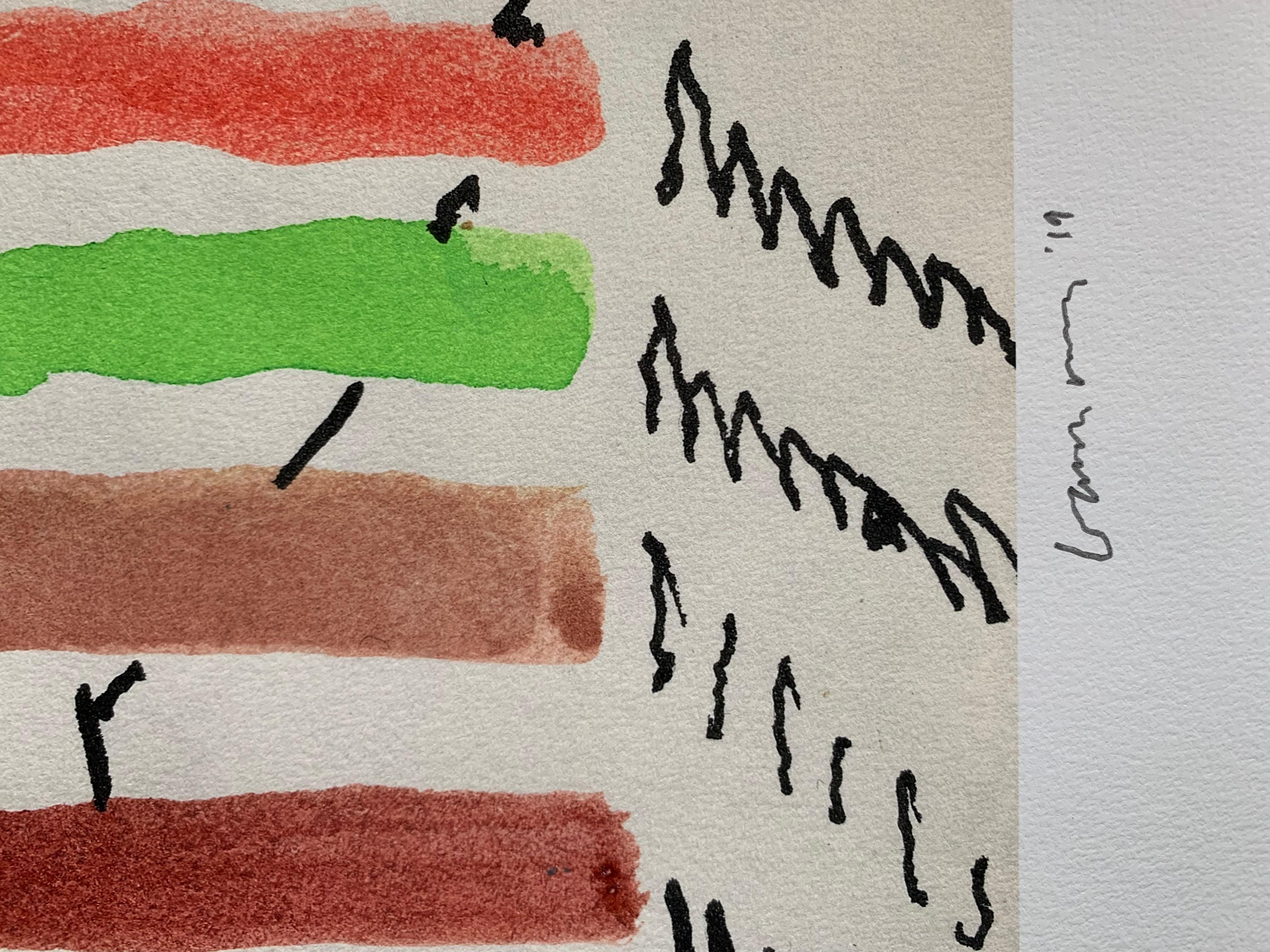 David Hockney. 220 for 2020. Art Edition A No. 1–100 ‘Spilt Ink with Tests' 2021 For Sale 6