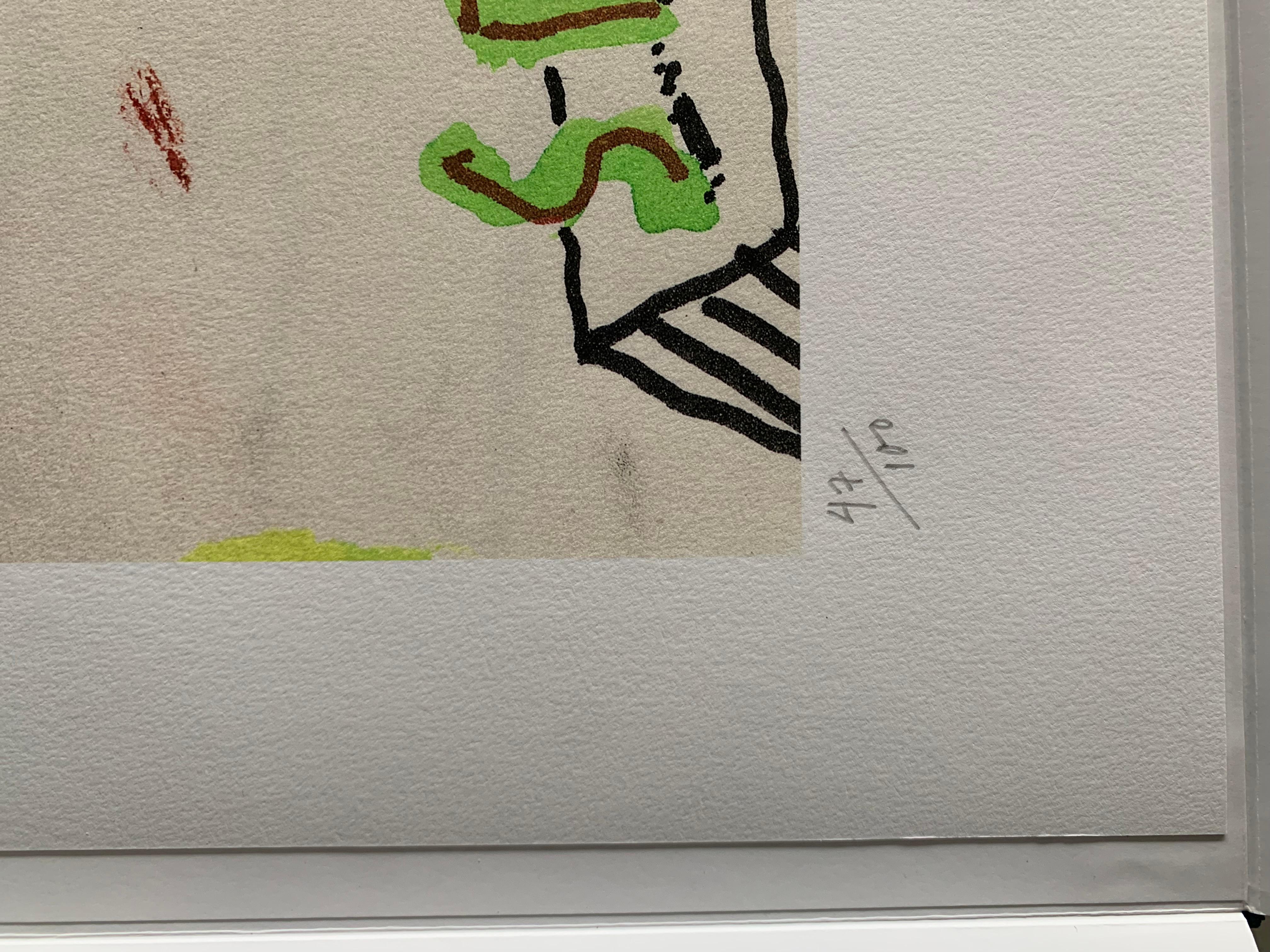 David Hockney. 220 for 2020. Art Edition A No. 1–100 ‘Spilt Ink with Tests' 2021 For Sale 7