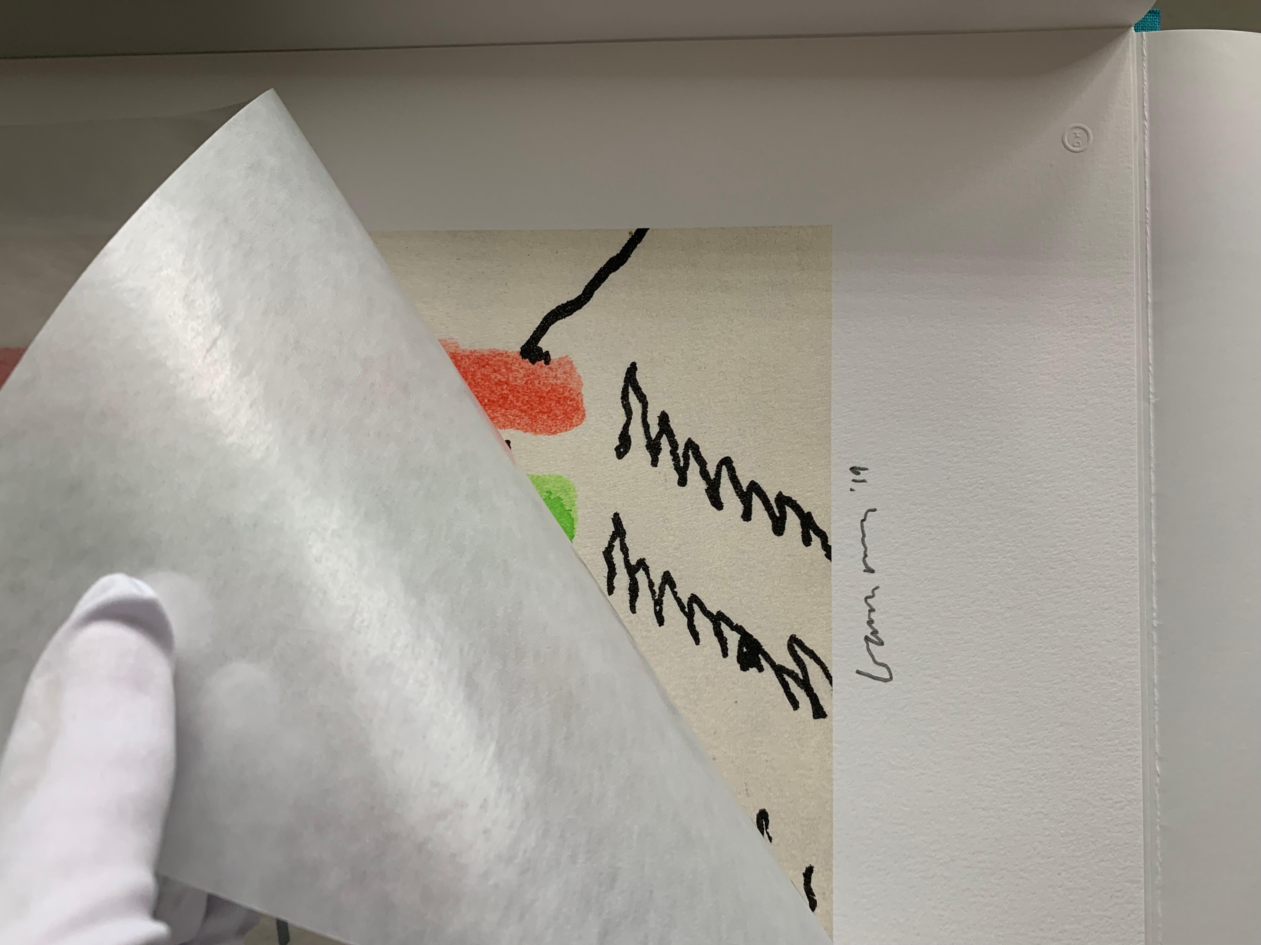 David Hockney. 220 for 2020. Art Edition A No. 1–100 ‘Spilt Ink with Tests' 2021 For Sale 8