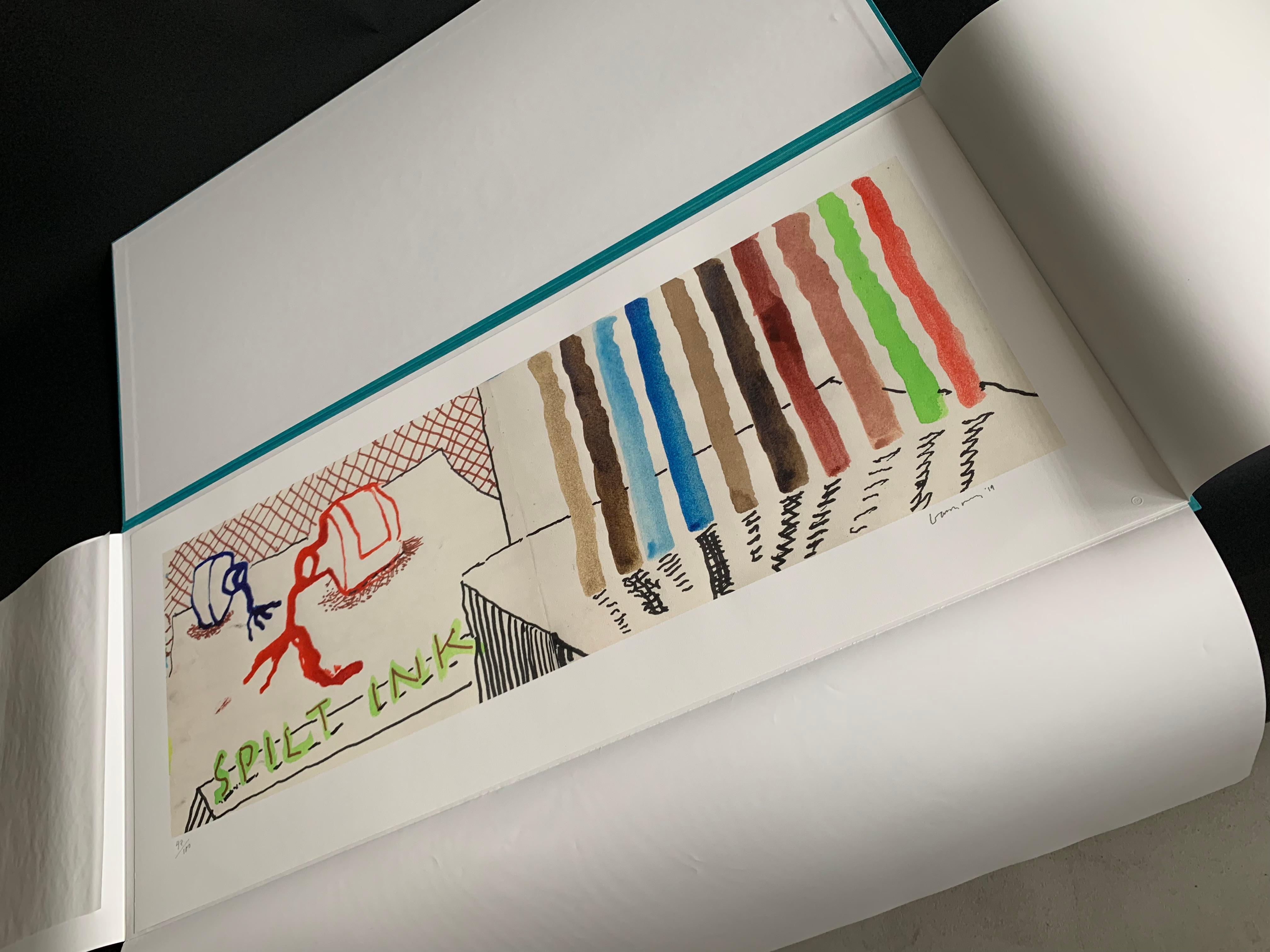 David Hockney. 220 for 2020. Art Edition A No. 1–100 ‘Spilt Ink with Tests' 2021 For Sale 5