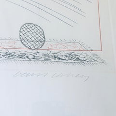 David Hockney 'A Tune' from The Blue Guitar Signed Limited Edition Print