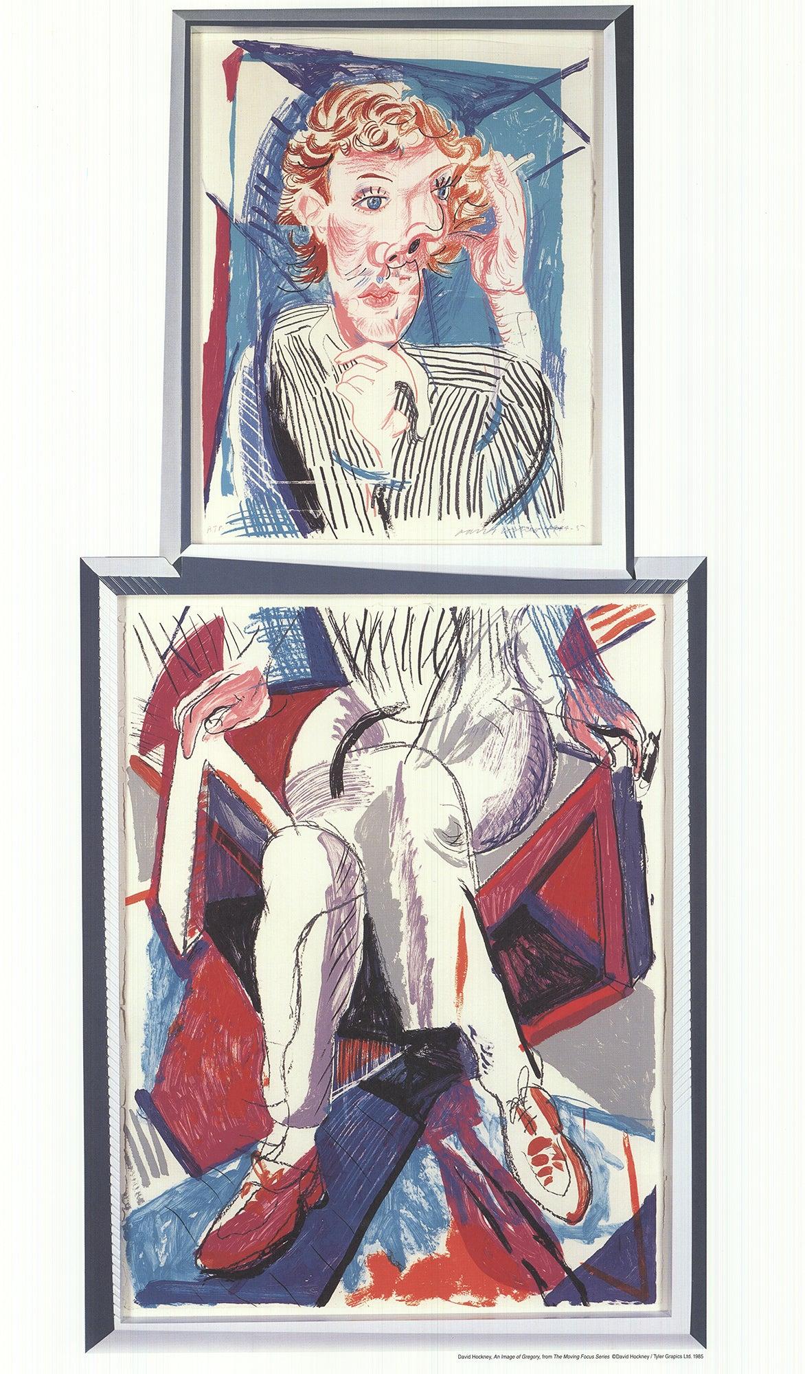 David Hockney 'An Image of Gregory' 1996 For Sale 1