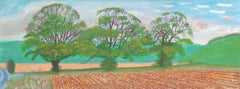 David Hockney 'Autumn Trees Near Thixendale' Pop Art, 2008
