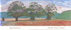 David Hockney 'Arbres d'automne près de Thixendale' Pop Art Vintage