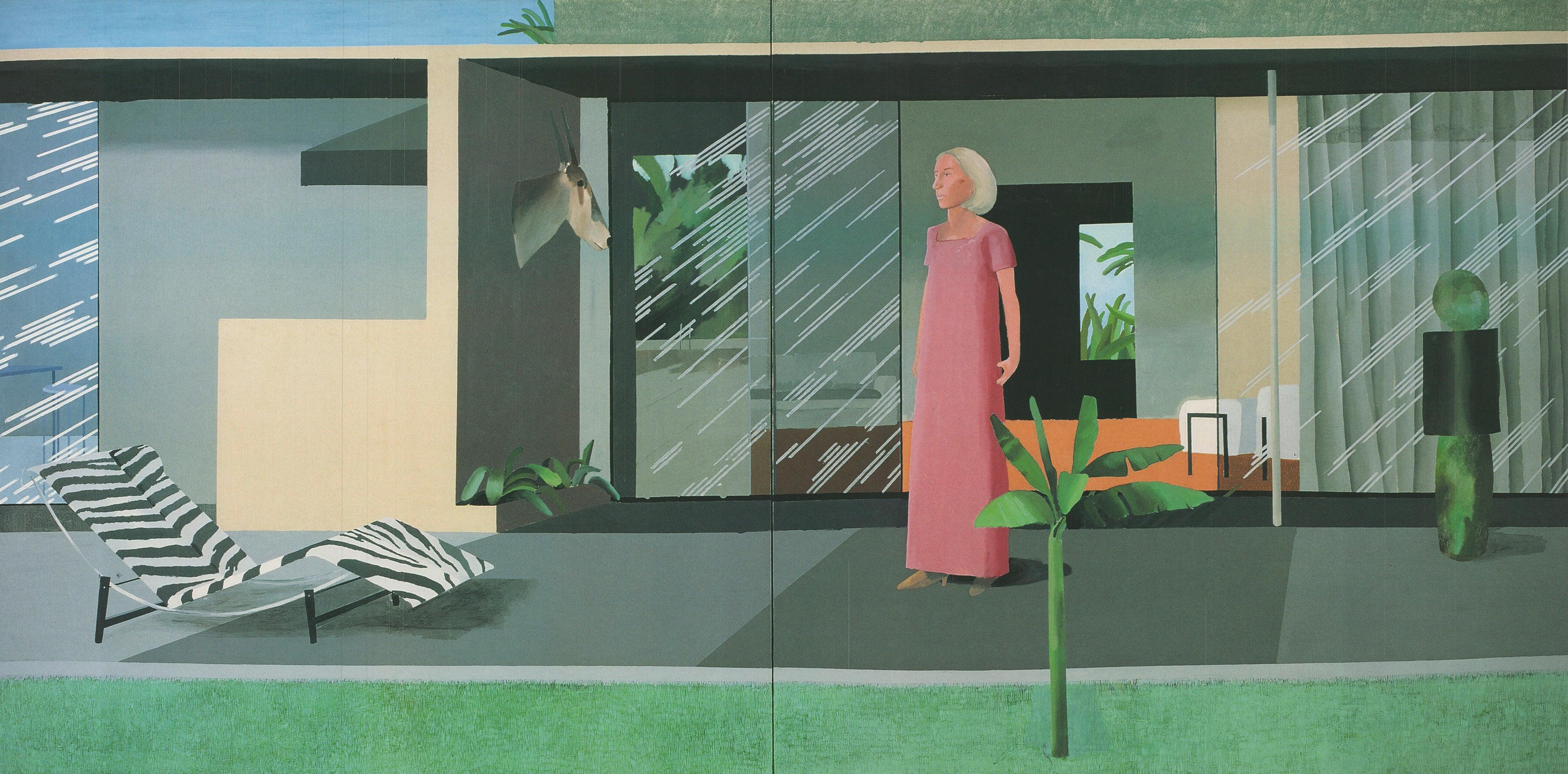 David Hockney 'Beverly Hills Housewife' 2001 im Angebot 1