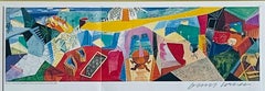 David Hockney - Catalogue page/broadside - Hand signed by David Hockney, Framed