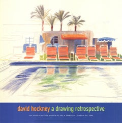 David Hockney "Huit chaises longues au bord d'une piscine".