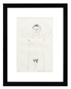 David Hockney Etching Nude Male 1966 Original Poems