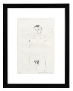 David Hockney Etching Nude Male 1966 Original Poems 