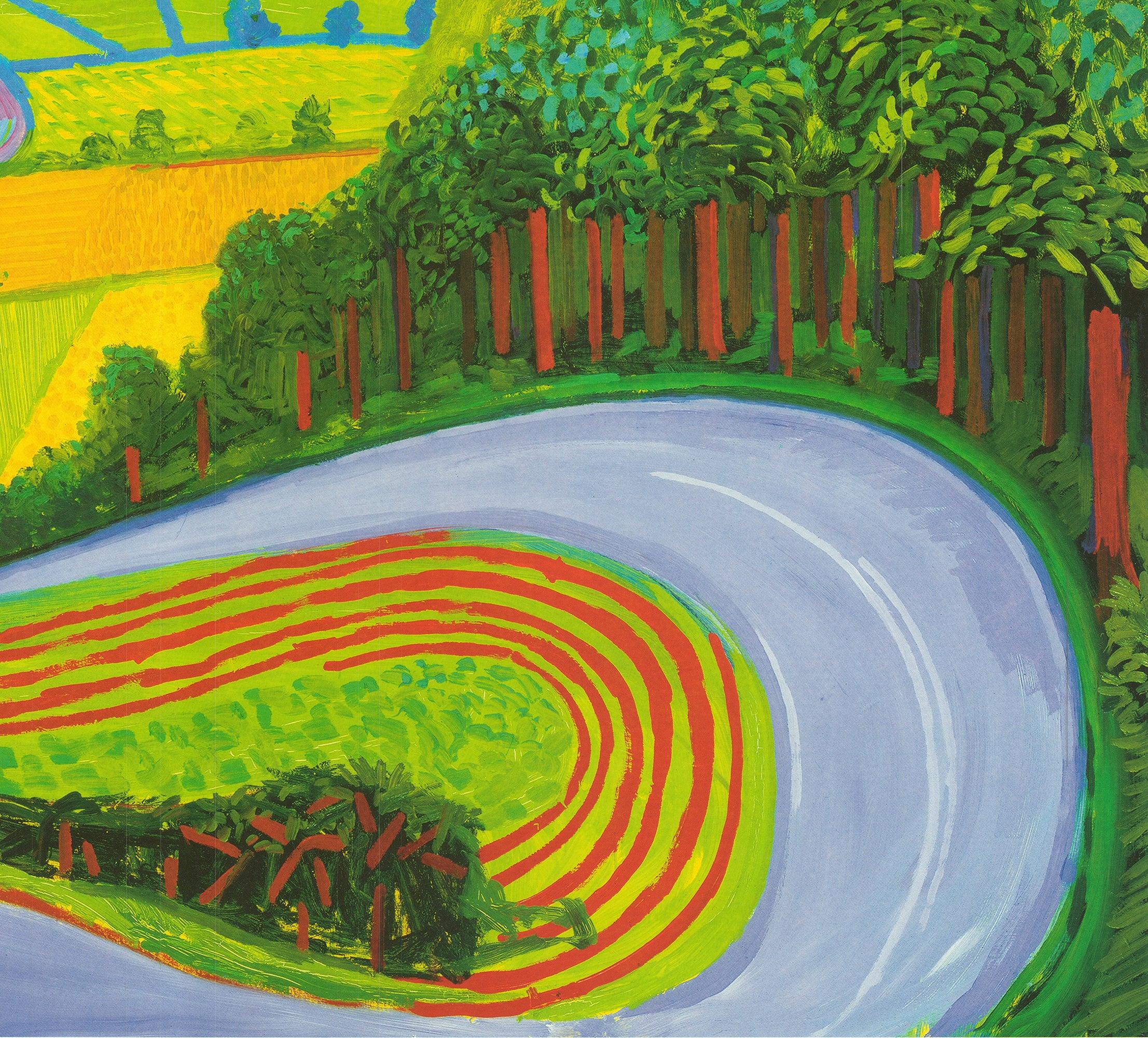 David Hockney-Garrowby Hill Pop Art Vintage For Sale 1